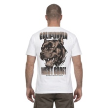 PIT BULL "BEST COAST" Men's T-Shirt - White