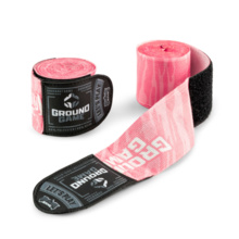 Ground Game Boxing Bandages / Wraps 4 m Prime Pink