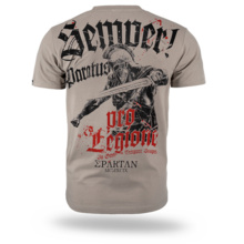 Koszulka T-shirt Dobermans Aggressive "SEMPER PARATUS TS412" - beżowa