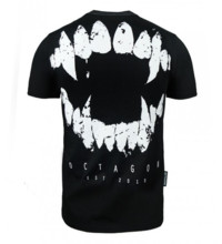 Koszulka dziecięca Octagon Zęby - czarna