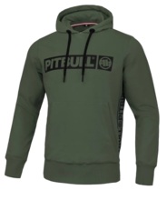 PIT BULL French Terry &quot;Brighton&quot; hoodie - olive