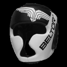 Kask sparingowy Beltor "TOP PRO" czarno/biały
