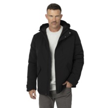 Kurtka zimowa parka z kapturem PIT BULL "HANCOCK" - czarny