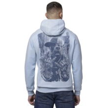 PIT BULL "USA" Men's Hoodie - Blue