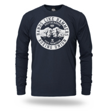 Longsleeve Dobermans Aggressive "BOXING UNION" LS385 - granatowy