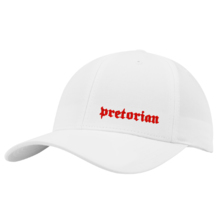 Czapka Snapback Pretorian "Red Logo" - biała
