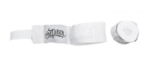 Bandaż bokserski owijki elastyczne 3.5m Masters OnePunch- biały