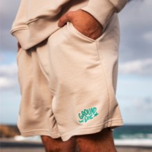 Ground Game "Fukutsu" Men's Shorts - Beige