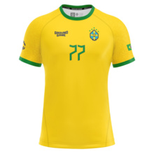 Rashguard GROUND GAME Brazil Football krótki rękaw