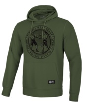 PIT BULL Hoodie "Vintage Boxing" '22 - olive