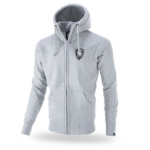Dobermans Aggressive &quot;Honor BZ301&quot; zip-up sweatshirt with hood - gray