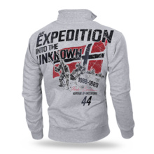 Dobermans Aggressive "UNKNOWN EXPEDITION BCZ203" zip-up sweatshirt - gray