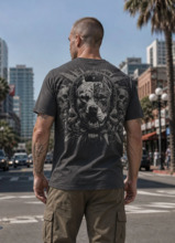 PIT BULL "WORLD" Men's T-Shirt - Black