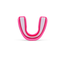 Leone x Iuter mouthguard pink
