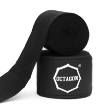 Boxing bandages Octagon 3 m Fightgear Supreme Basic - black