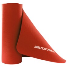 Gruba mata do ćwiczeń fitness Beltor NBR 1,5 cm - czerwona