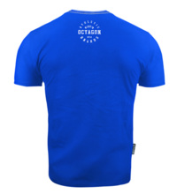 Koszulka T-shirt Octagon "Athletic Brands" - niebieska