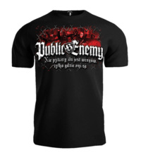 T-shirt &quot;We don&#39;t ask how many enemies&quot; streetwear - black