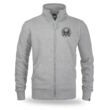 Dobermans Aggressive "MILITARY-ZONE BCZ408" Zip-Up Sweatshirt - Gray