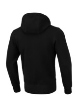PIT BULL &quot;Pique Logo&quot; zip-up hoodie - black