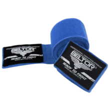 Beltor Boxing Wraps 4m - Elastic - Blue