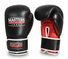 Boxing gloves Masters RBT-301 black - red