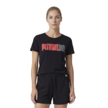 PIT BULL "REBEL BORN" Women's T-shirt - Black