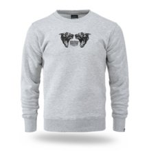 Bluza Dobermans Aggressive "MAD AS HELL BC383" - szara