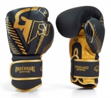 Rękawice bokserskie skórzane Ground Game "Bling" 