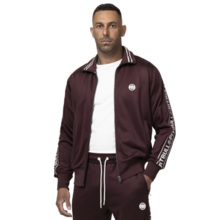 Bluza rozpinana PIT BULL Oldschool "Tape Logo" - bordowy