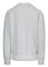 Men's PIT BULL washed "HACKETT" sweatshirt - gray and white