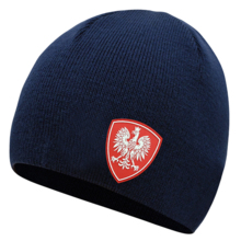 Acrylic winter hat Aquila &quot;Eagle&quot; RED - navy blue