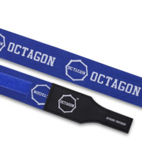 Bandaże bokserskie owijki Octagon 3 m Fightgear Supreme Printed - niebieskie