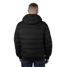 PIT BULL "DILLON" quilted winter jacket with hood - black