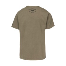 Washed PIT BULL "FEAR NO PAIN" T-shirt - brown