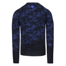 Rashguard longsleeve PIT BULL "HEX CAMO HILLTOP" - niebieski