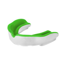 Octagon gel mouthguard &quot;JAWS&quot; single - white / green