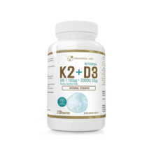 PROGRESS LABS Vitamin K2 MK-7 + D3- 120tabs