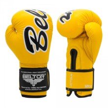 Rękawice bokserskie Beltor Victous - żółte