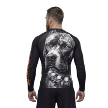 Rashguard longsleeve PIT BULL "BLACKY"