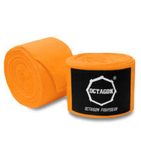 Bandaże bokserskie owijki Octagon 3 m - pomarańczowe