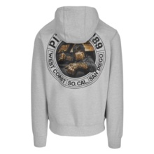 Bluza męska z kapturem PIT BULL "DRIVING" - szary