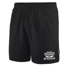 Pretorian &quot;Public Enemy&quot; polyester shorts - black