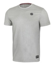 Koszulka PIT BULL "Small Logo" Denim Washed - grey