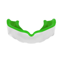 Żelowy ochraniacz na zęby pojedynczy Octagon "SZCZĘKA" - biało/zielony