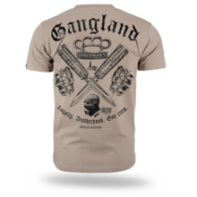 Koszulka T-shirt Dobermans Aggressive "ONE CREW GANGLAND" TS384 - beżowa