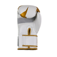 StormCloud "Bolt 3.0" Boxing Gloves - White and Gold