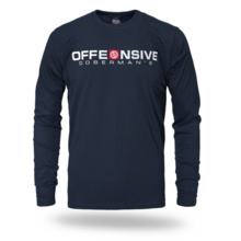Longsleeve Dobermans Aggressive "OFFENSIVE II" LS405 - granatowy