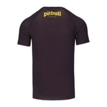 Rashguard PIT BULL "LOGO PALMS" - brązowy