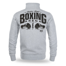 Bluza rozpinana Dobermans Aggressive "BOXING ARENA BCZ393" - szara